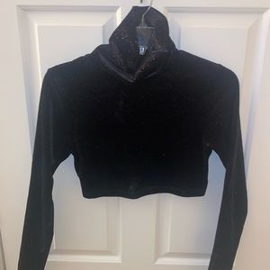 Bunny Holiday x American Apparel cropped black turtleneck